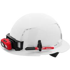 Safety Helmets Milwaukee BOLT White Full Brim Type 1, Class Vented Hard Hat