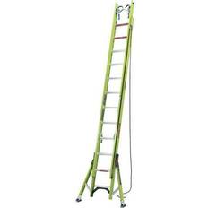 Combination Ladders Little Giant Ladder Safety HyperLite SumoStance 24 Ft. IAA Fiberglass Extension with CH V-Rung and Claw