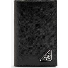 Prada Saffiano Metal Leather Money Clip Bifold Wallet Prada