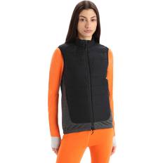 Icebreaker Vester Icebreaker Women's Merinoloft Vest Black Jet Heather Cb Black/Jet Heather/Cb