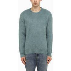 Gold - Men Sweaters GOLDEN GOOSE Jumper Men colour Gnawed Blue