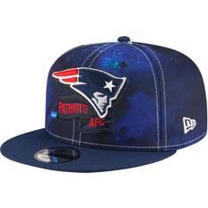 England Caps New Era Men's England Patriots Sideline Ink Dye 9Fifty Blue Adjustable Hat