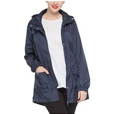 Rain Clothes Rokka&Rolla Women Military Anorak Safari Jacket Light Utility Rain Coat