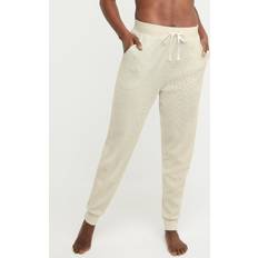 Hanes White Pants Hanes Originals Women's Waffle Knit Lounge Joggers, 30" Natural