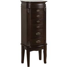 Men Jewelry Storage Powell Joelle Jewellery Armoire - Espresso