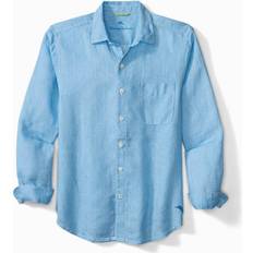 Tommy Bahama Sea Glass Breezer Linen Shirt - Blue Yonder