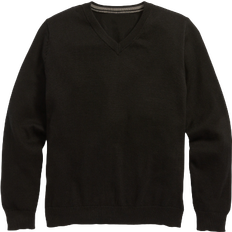 XS Knitted Sweaters Children's Clothing Old Navy Boy's Solid V-Neck Sweater - Black Jack (599127012)