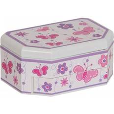 Mele & Co Kelsey Ballerina Jewellery Box - White