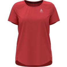 Damen - Rot Basisschicht-Oberteile Odlo Damen Zeroweight Chill-Tec T-Shirt