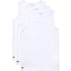 Lacoste Men's Cotton Tank Top 3-Pack White