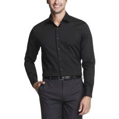 Van Heusen Stain Shield Mens Big and Tall Regular Fit Pleated Pants, Color:  Black - JCPenney