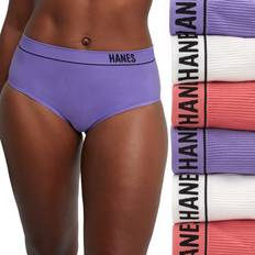 Hanes Originals Women's Seamless Rib Bikini Underwear, 3-Pack Black/Heritage  Grey Marle/Black • Price »