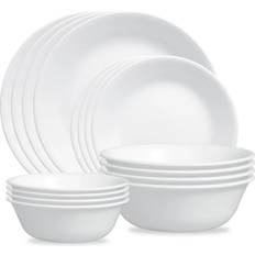 Dinner Sets Corelle Frost White Dinner Set 16