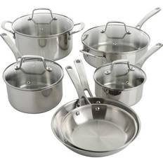 Martha Stewart Castelle Cookware Set with lid 10 Parts