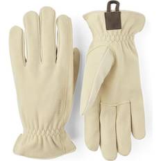 Gule Tilbehør Hestra Chamois Work Glove - 5 Finger Unisex - Natural Yellow