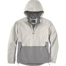 Carhartt Herren - Overshirts Oberbekleidung Carhartt Rain Defender Loose Fit Lightweight Packable Anorak Jacket - Malt/Asphalt