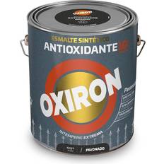Svarte Lakkmaling Synthetic enamel paint Oxiron 5809045 Metal Black 4 L