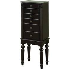 Powell Ebony Jewellery Armoire - Black