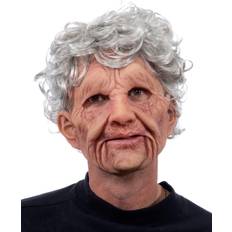 Head Masks Supersoft Old Woman Halloween Adult Latex Mask
