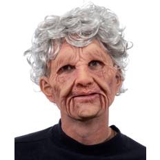 Halloween Head Masks Supersoft Old Woman Halloween Adult Latex Mask