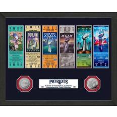 England Fanartikel Highland Mint New Patriots 6-Time Super Bowl Champions Ticket Collection