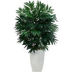 Nearly Natural P1611 3 Bamboo Palm with Metal Artificial Plant