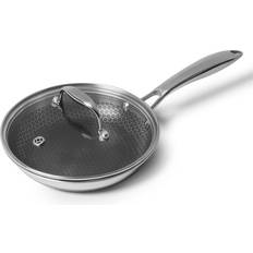 HexClad Frying Pans HexClad Hybrid with lid 8 "