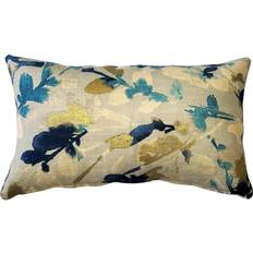 Linen Leaf Indigo Complete Decoration Pillows Blue