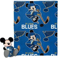 NHL Disney St. Louis Mickey Hugger Silk Touch Complete Decoration Pillows Blue