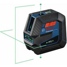 Bosch Measuring Tools Bosch Green-Beam Self-Leveling Cross-Line Laser with Plumb Points