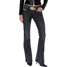 Diesel Cotton Jeans Diesel Jeans Woman colour Black