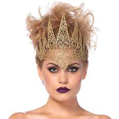 Halloween Crowns & Tiaras Leg Avenue Evil Queen Crown Deluxe Gold