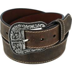 Equestrian Accessories Ariat Ladies Heavy Stitched Belt And Buckle