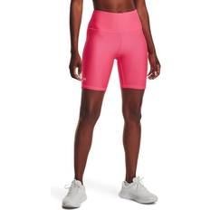 Under Armour Lange Unterhosen Under Armour HeatGear Bike Shorts for Ladies Pink Shock/White