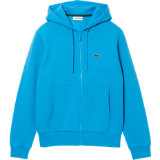 Lacoste Men's Kangaroo Pocket Fleece Zipped Sweatshirt - Blue