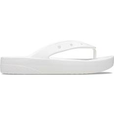 40 ½ Flip-Flops Crocs Classic Platform Flip - White