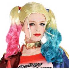 Superhelter & Superskurker Parykker Rubies Harley Quinn Wig
