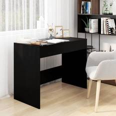 Skrivebord vidaXL black Chipboard Writing Desk