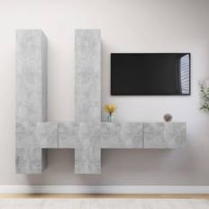 vidaXL concrete grey, 100 Engineered Wood Wall Cabinet