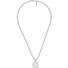 Gucci Women Necklaces Gucci Interlocking G Pendant Necklace - Silver