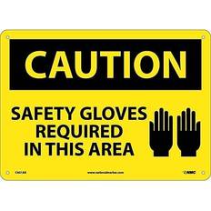 Workplace Signs on sale NMC Marker Caution Signs; Safety Gloves Required 10X14