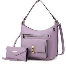 MKF Collection Clara Vegan Leather Women's Shoulder Bag - Lilac