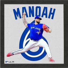 Alek Manoah Signed Framed Toronto Blue Jays White Replica Nike Jersey