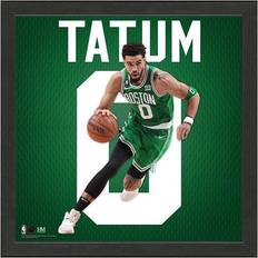 Sports Fan Products Highland Mint Jayson Tatum Boston Celtics IMPACT Jersey Frame