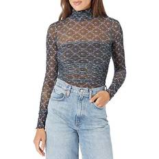 Free People Under It All Printed Mesh Bodysuit by Intimately, Sigerson Morrison at Midnight Combo