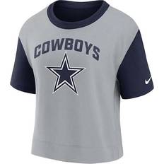 Dallas Cowboys Nike Women's Logo Essential T-Shirt - Heathered Gray