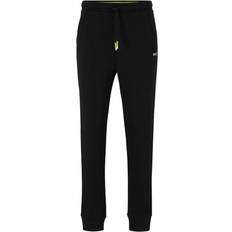 Hugo Boss M - Men Pants & Shorts Hugo Boss Men's Embroidered Tracksuit Black Black