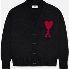 M Cardigans Ami Paris de Caur cardigan black_red