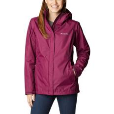 Red - Women Rain Clothes Columbia Women's Arcadia II Jacket, Marionberry