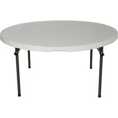 60 inch round outdoor table Lifetime Commercial Round Folding Table 5ft